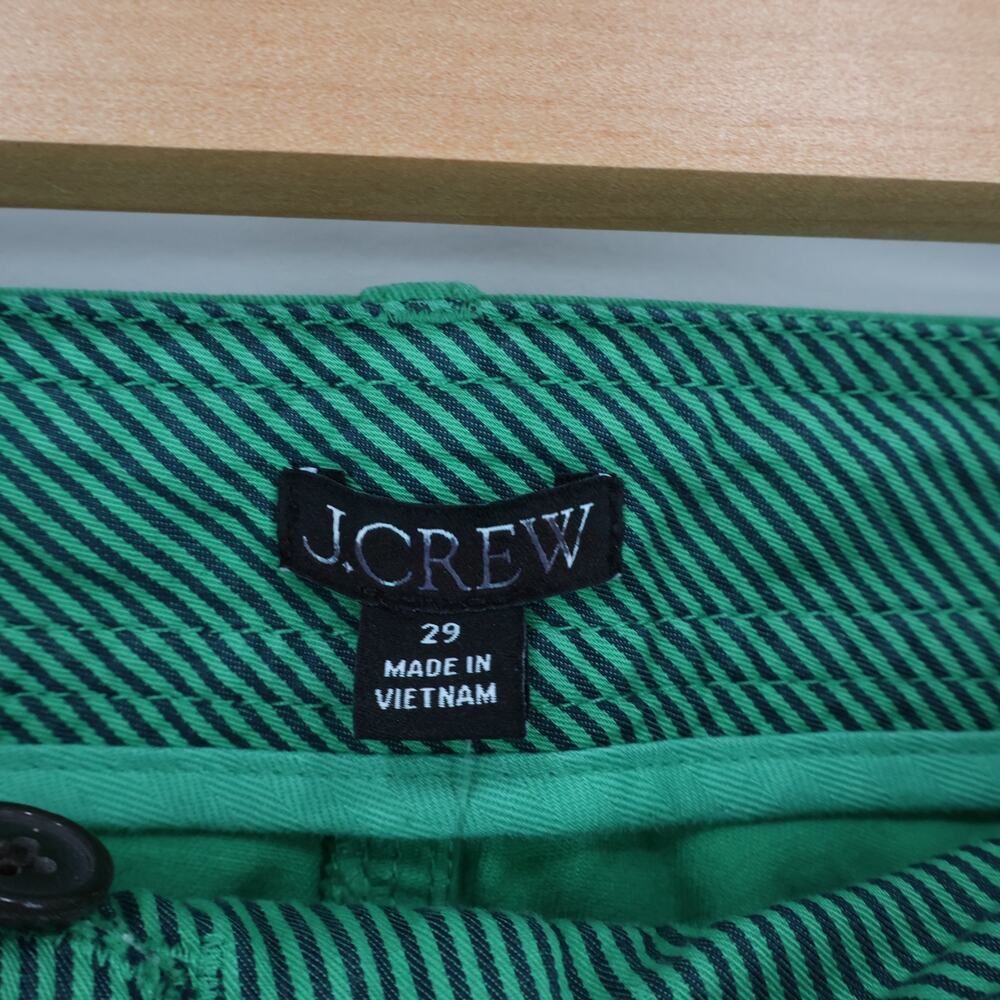 J.Crew Wide Leg Trouser Chino Summer Yard Green Size 29 NWT - Picture 4 of 9
